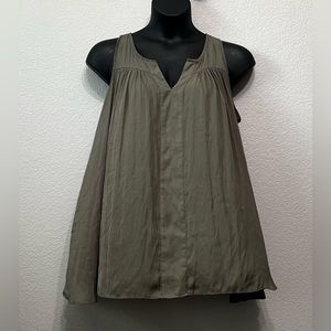 Green babydoll tank- size 16